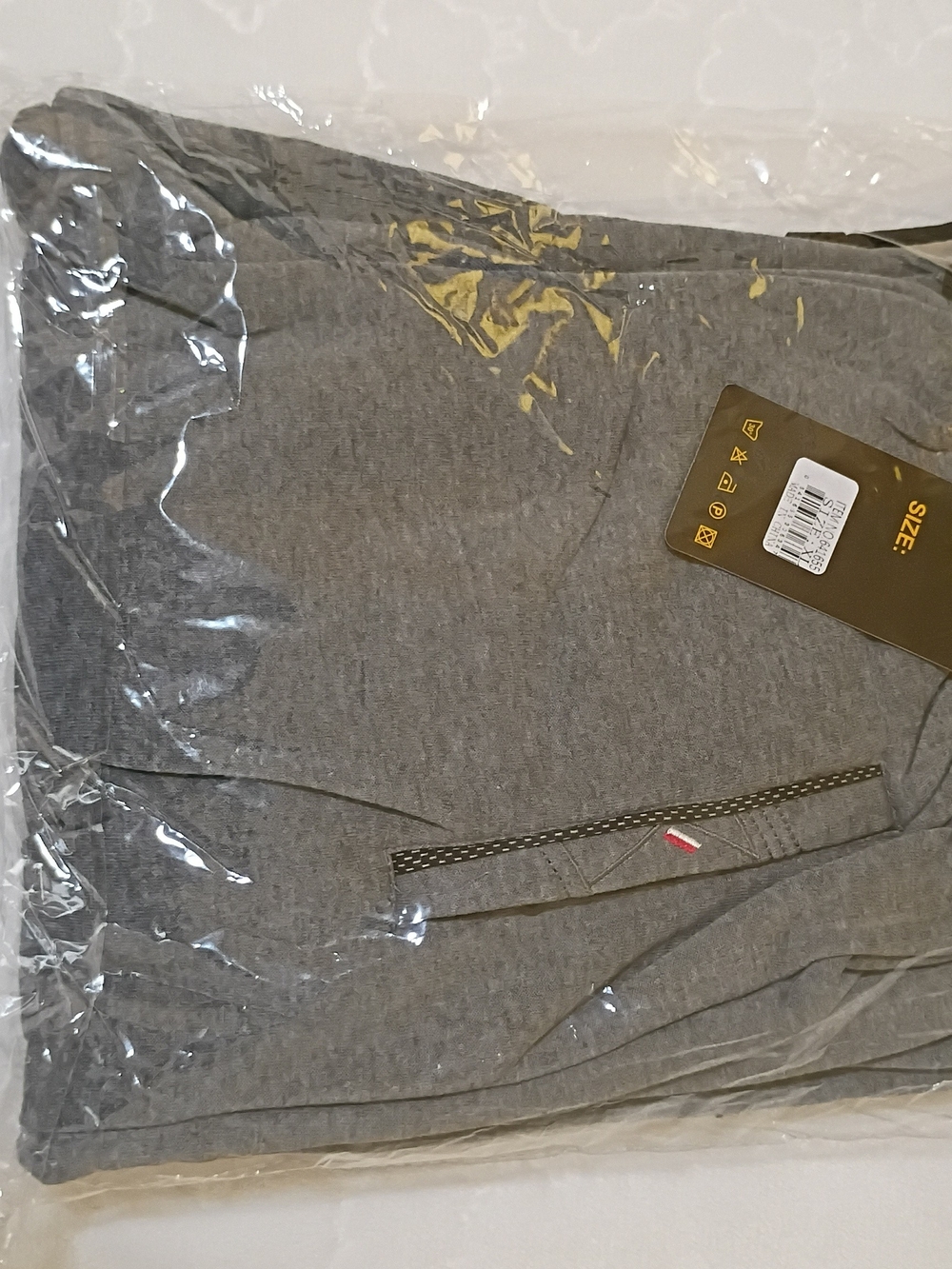 Men's Heather Gray V-Neck Polo Shirt - Casual Everyday